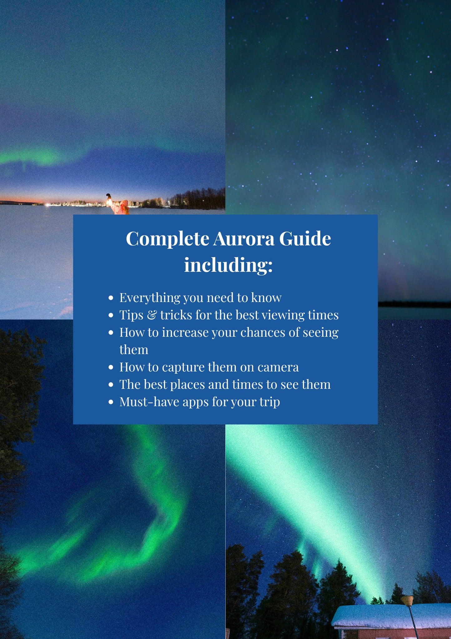 Digital Travel Guide to Finnish Lapland (winter edition) + Google Maps Pinpoints