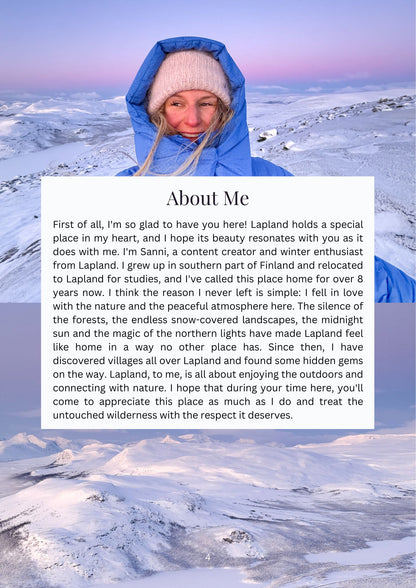 Digital Travel Guide to Finnish Lapland (winter edition) + Google Maps Pinpoints