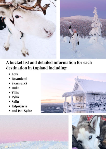 Digital Travel Guide to Finnish Lapland (winter edition) + Google Maps Pinpoints