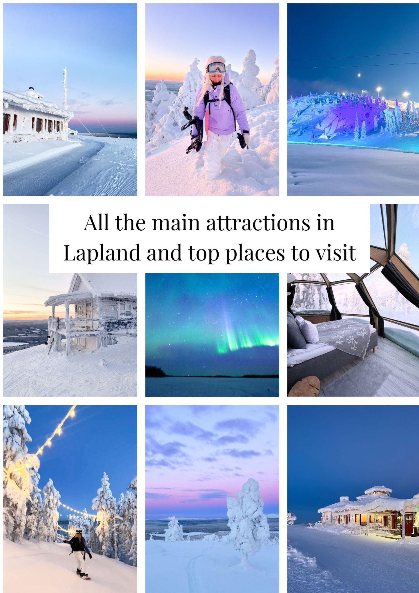 Digital Travel Guide to Finnish Lapland (winter edition) + Google Maps Pinpoints