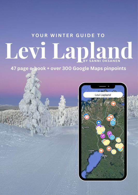 Digital Travel Guide to Levi Lapland (winter edition) + Google Maps Pinpoints