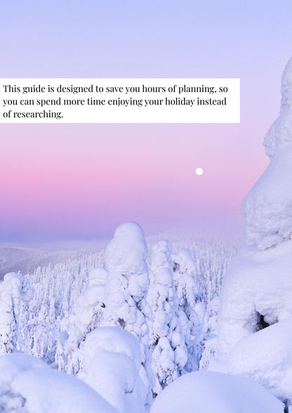 Digital Travel Guide to Finnish Lapland (winter edition) + Google Maps Pinpoints