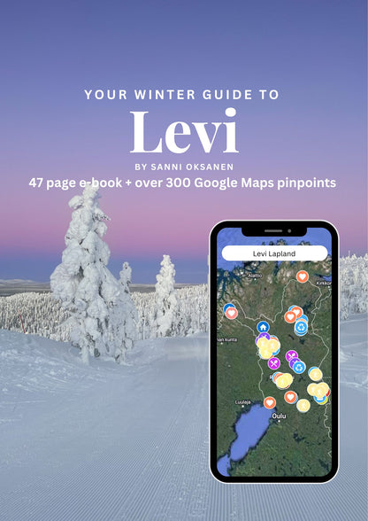 Digital Travel Guide to Levi (winter edition) + Google Maps Pinpoints