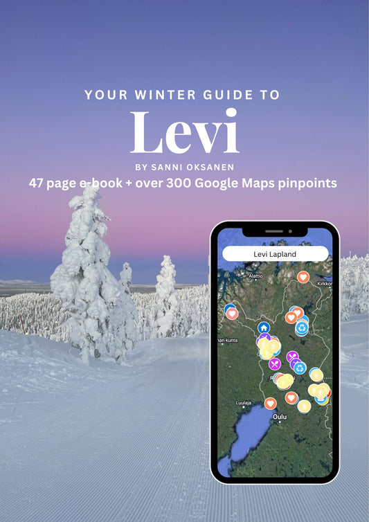 Digital Travel Guide to Levi (winter edition) + Google Maps Pinpoints
