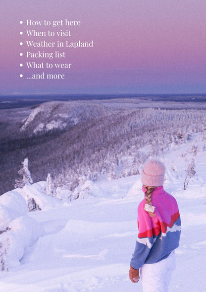 Digital Travel Guide to Finnish Lapland (winter edition) + Google Maps Pinpoints